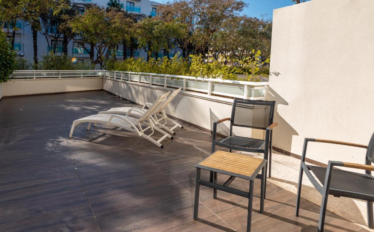 לה פינדה Gran Palas Hotel - Spa Incluido מראה חיצוני תמונה A rooftop terrace