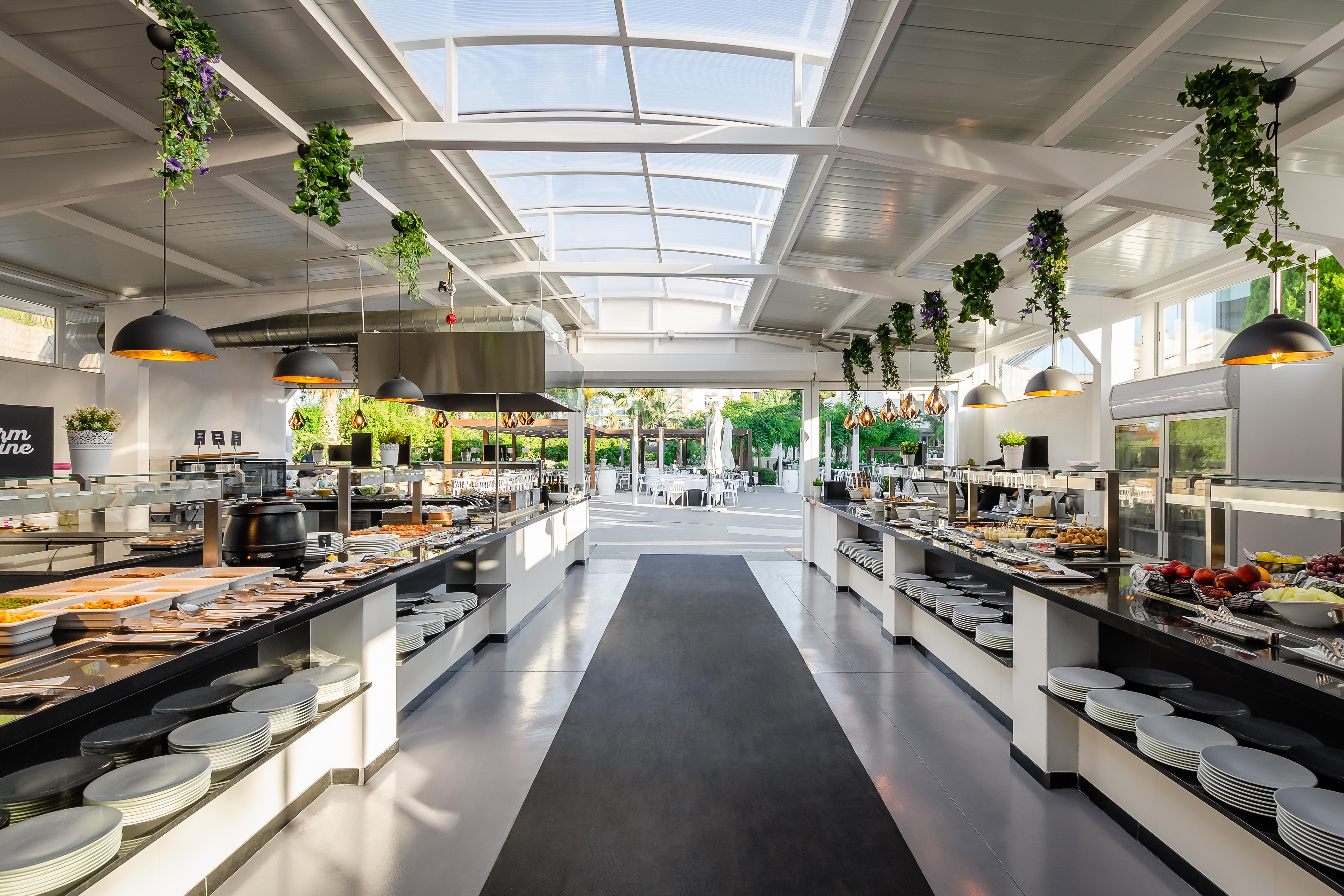 לה פינדה Gran Palas Hotel - Spa Incluido מראה חיצוני תמונה The interior of the new restaurant
